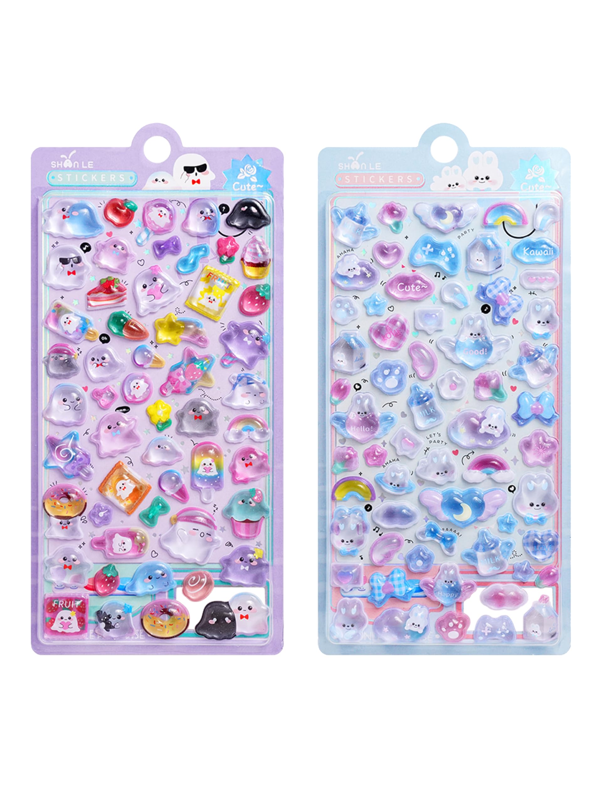 Amazon | KRGNPLE 2 枚入り ぼんぼんドロップ シール ドロップ